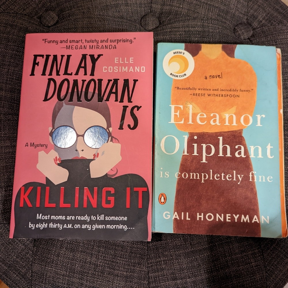 Book lot: Finlay Donovan is killing it & Eleanor Oliphant is completely fine